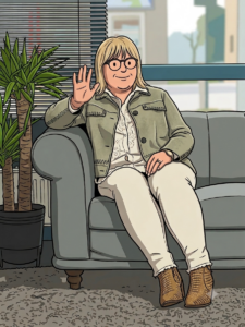 Cartoonillustratie van Carla Grossen van MLL Boekhouding