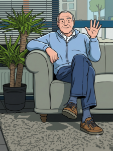 Cartoonillustratie van Henri Grossen van MLL Boekhouding