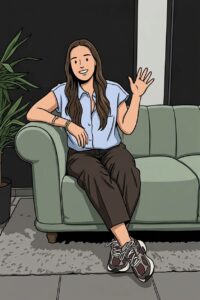 Cartoonillustratie van Manon Stryckmans van MLL Boekhouding